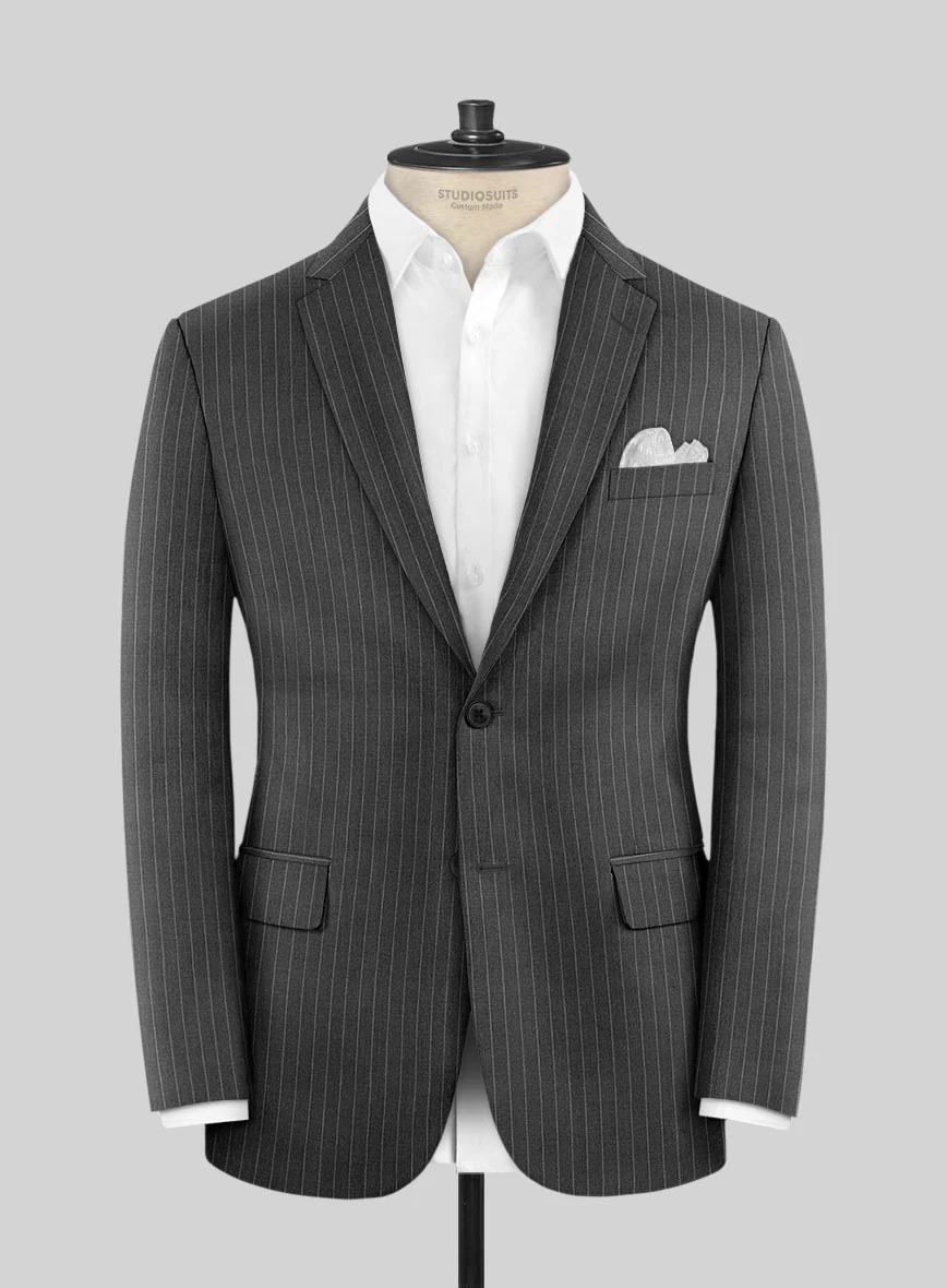 Gray Pinstripe Suit - Image 4