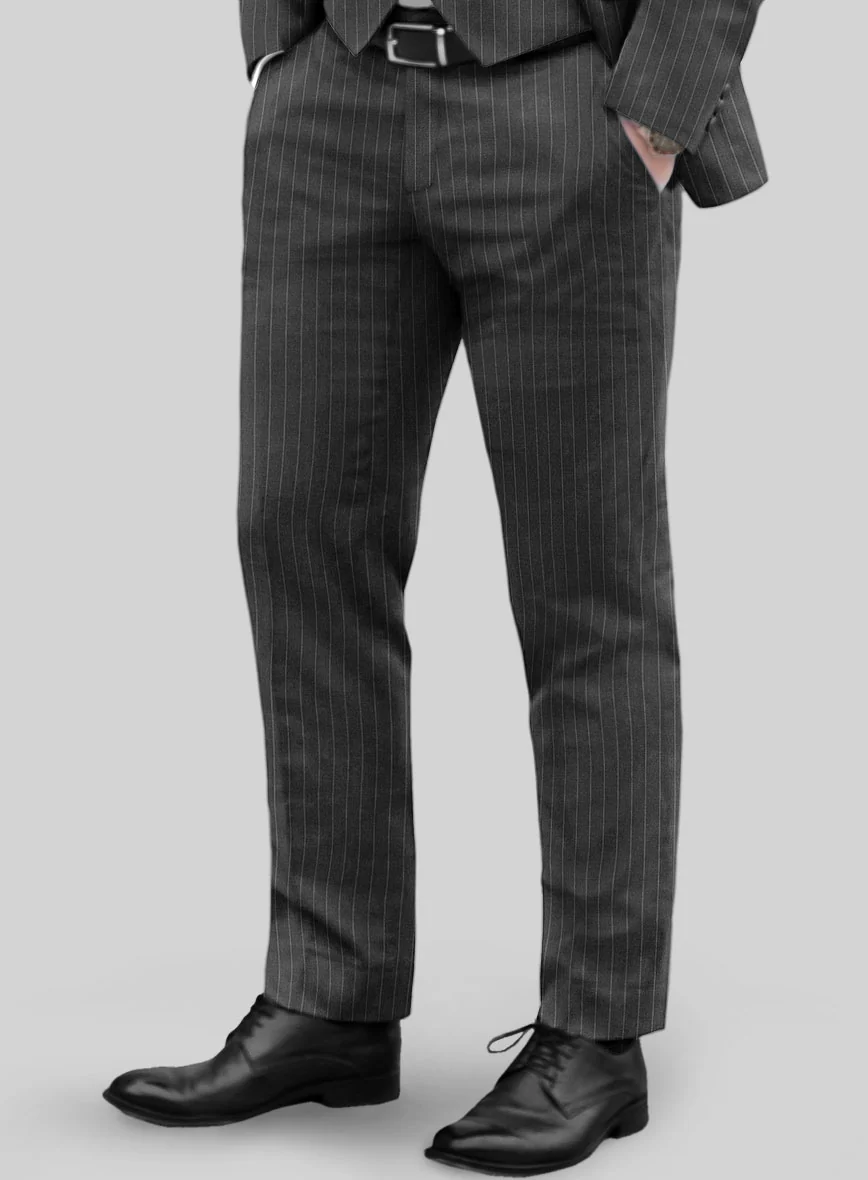 Gray Pinstripe Suit - Image 5