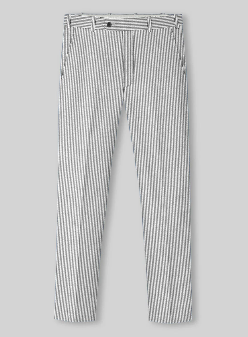 Gray Seersucker Suit - Image 5