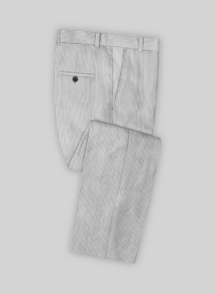 Gray Seersucker Suit - Image 6