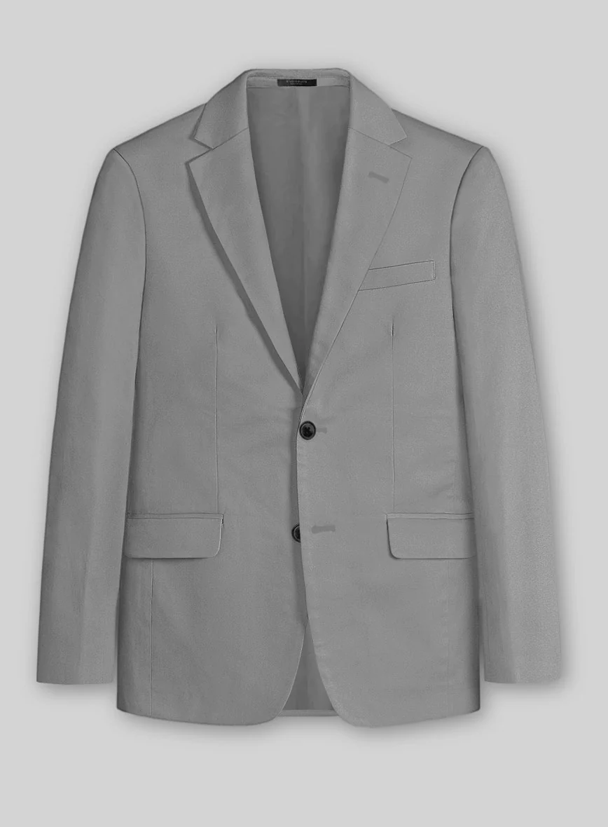 Gray Stretch Chino Suit - Image 4