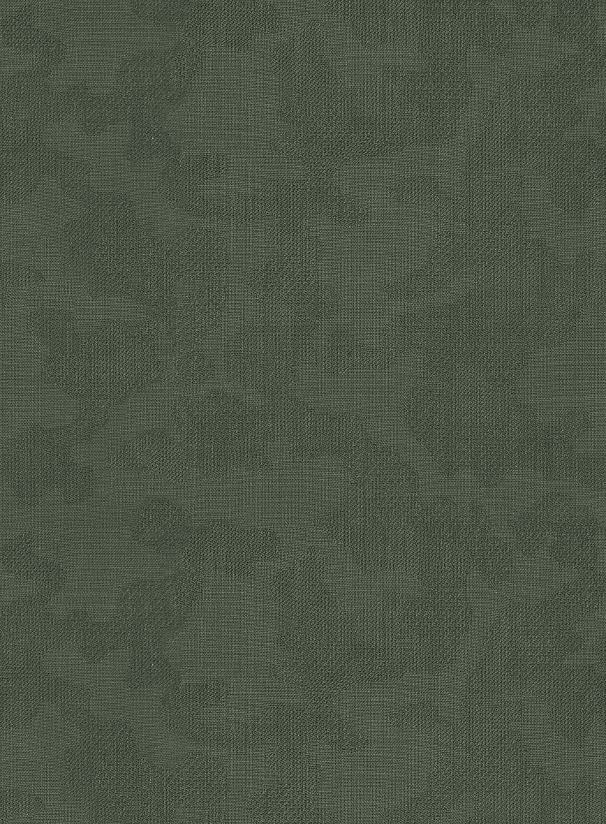 Green Camo Wool Shirt - Image 3