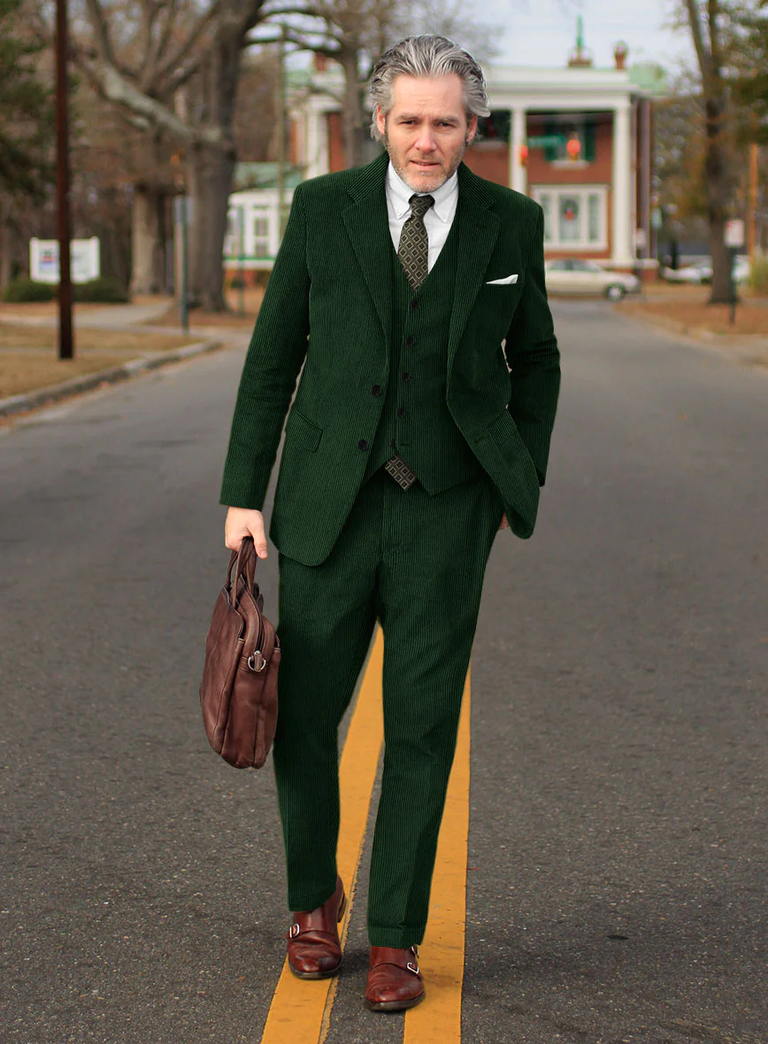 Green Corduroy Suit - Image 2