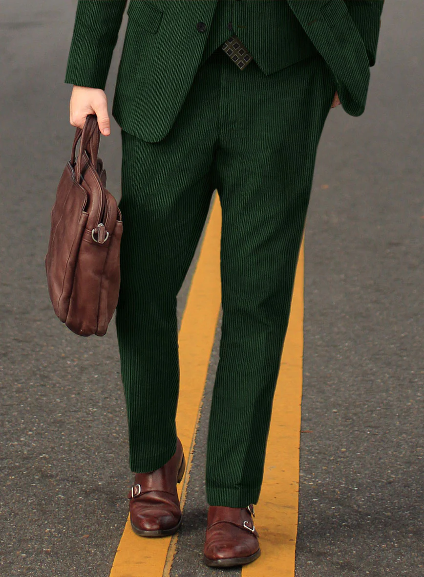 Green Corduroy Suit - Image 4