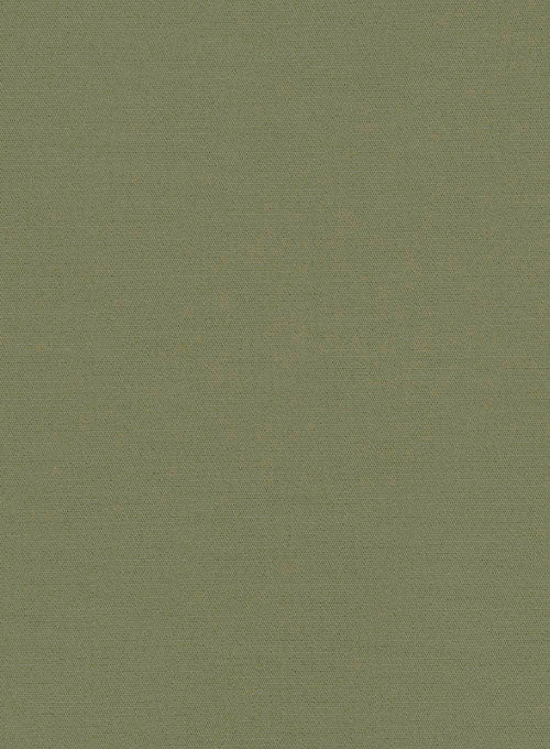 Easy Pants Green Cotton Canvas - Image 9