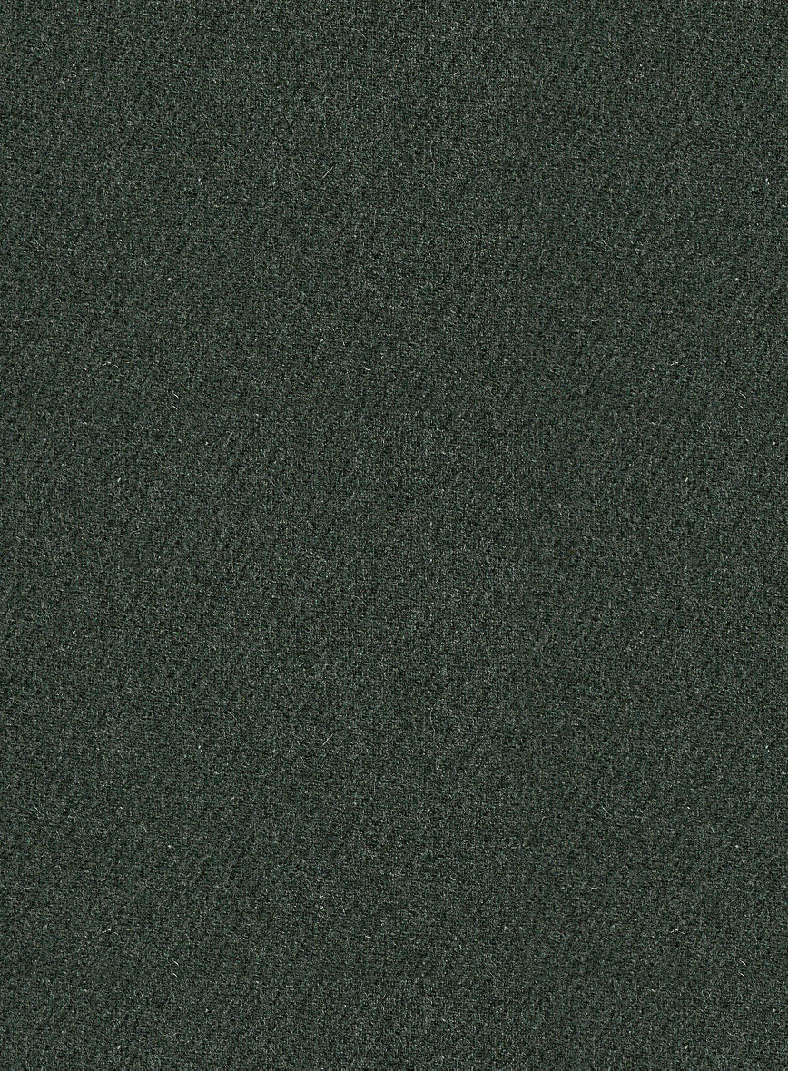 Green Heavy Tweed Pea Coat - Image 3