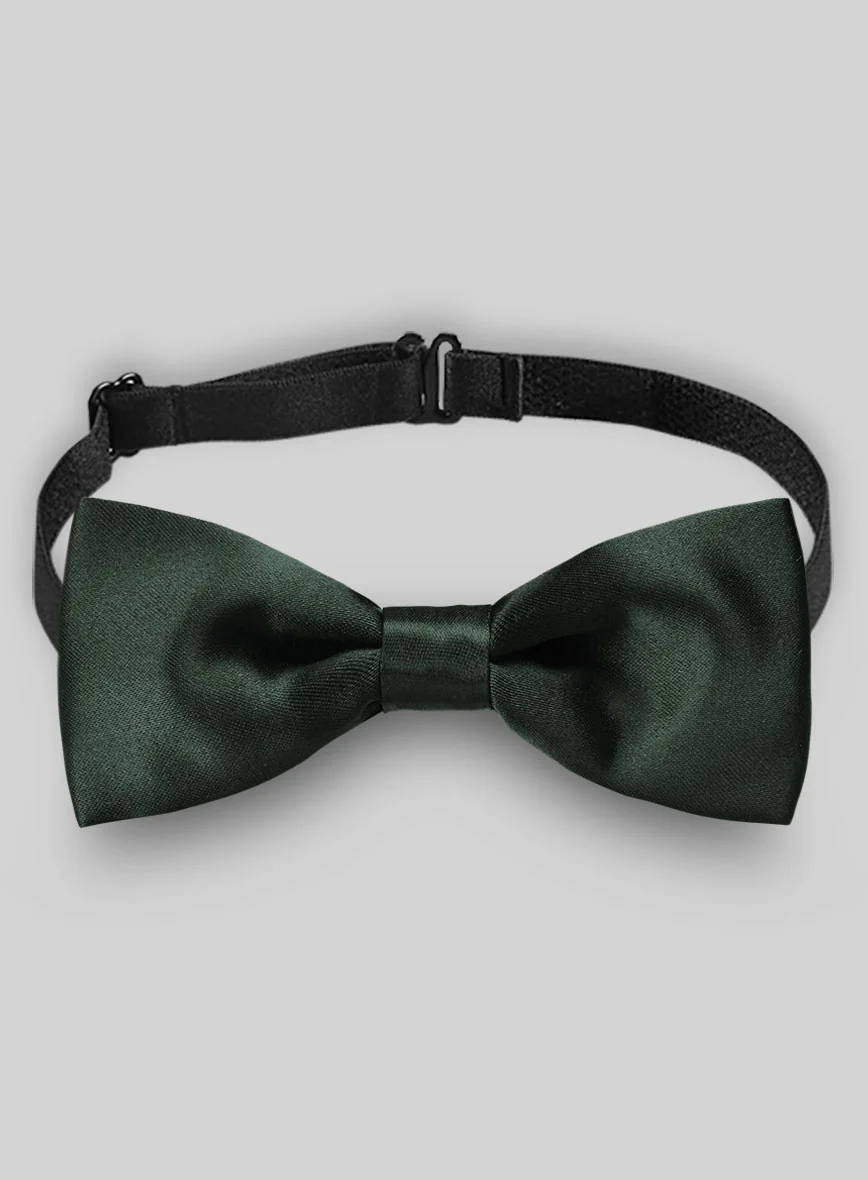 Green Satin Bow - Image 2