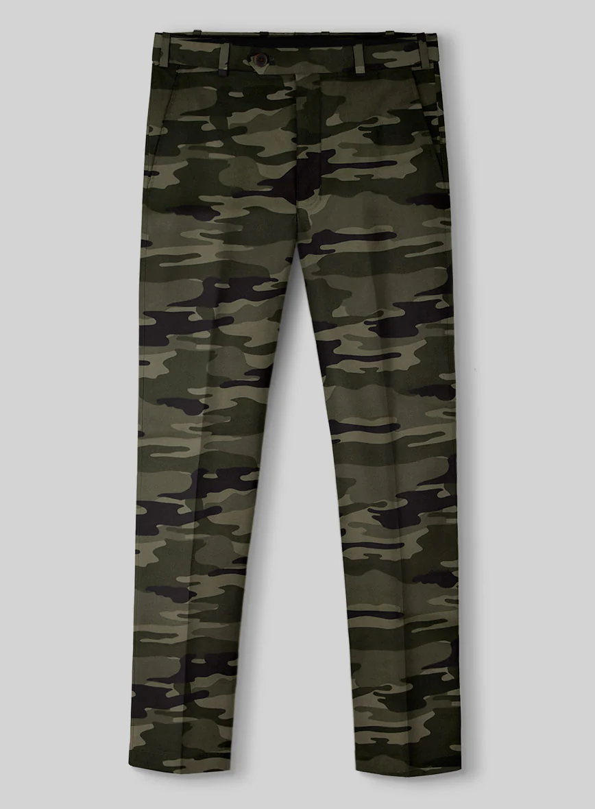 Green Stretch Camo Suit - Image 5