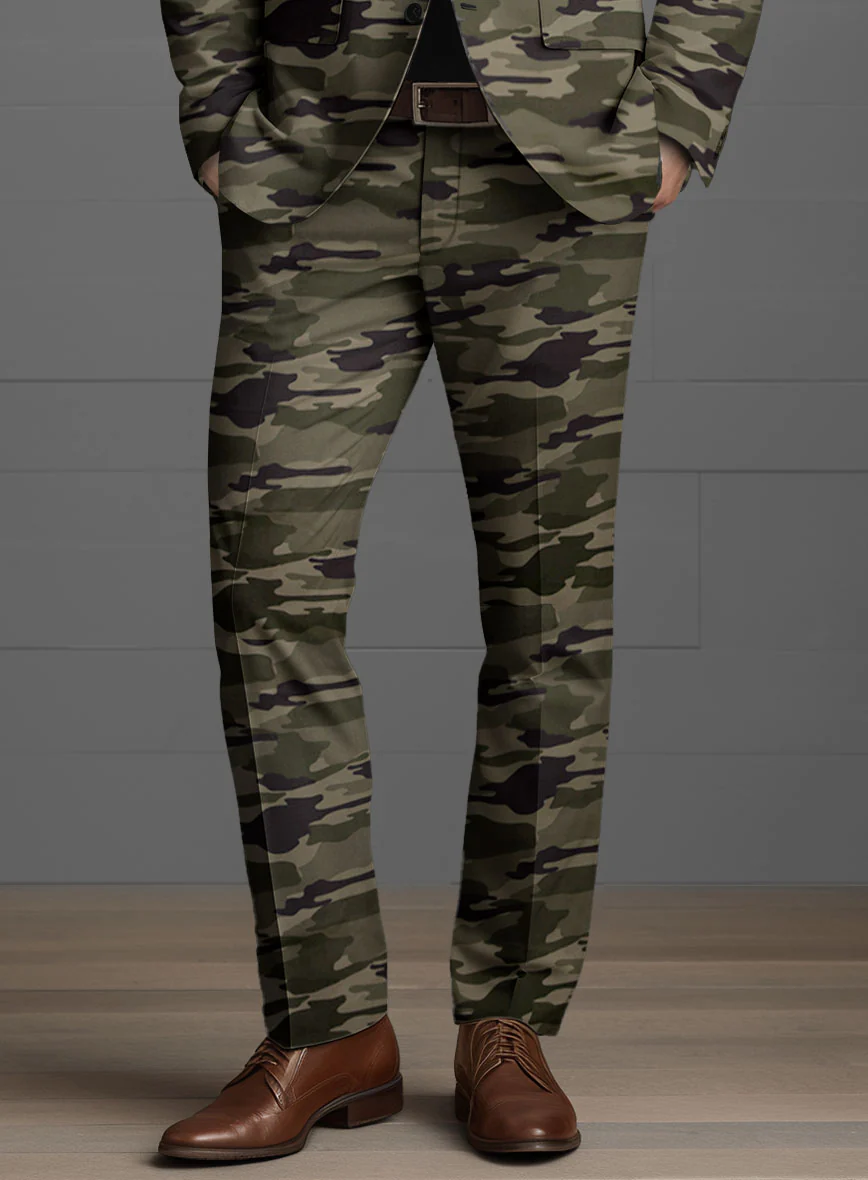 Green Stretch Camo Suit - Image 6