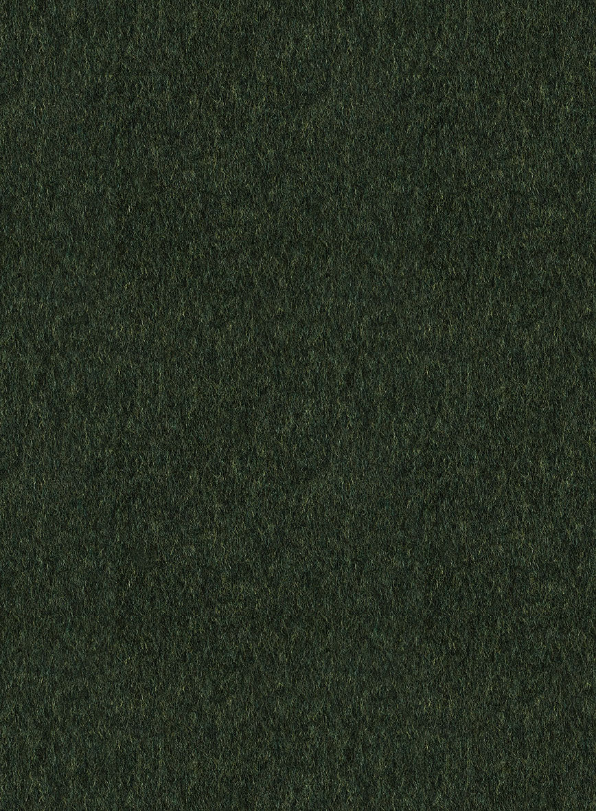 Green Thick Wool Overcoat - Image 5