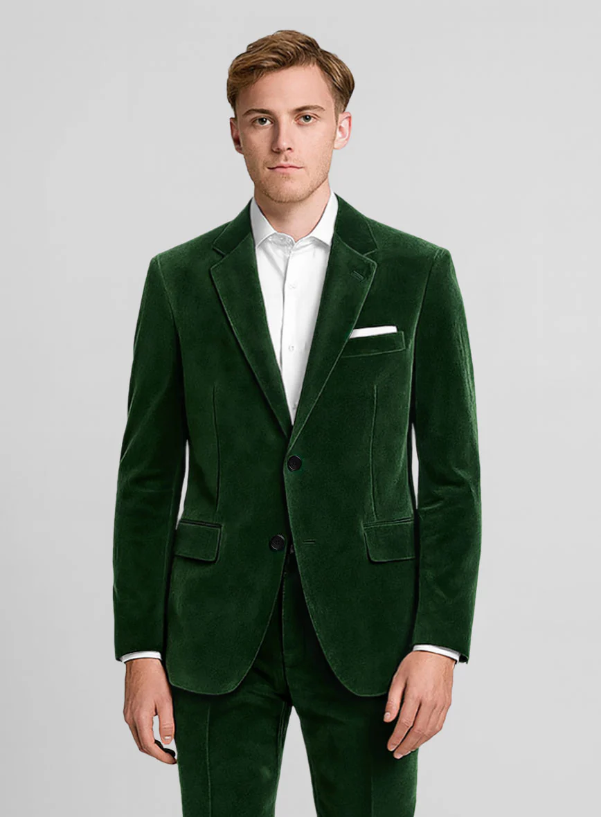 Green Velvet Suit - Image 3