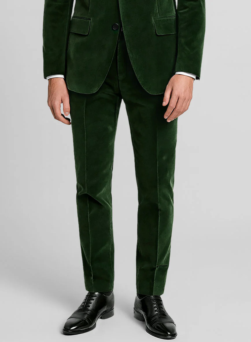 Green Velvet Suit - Image 5