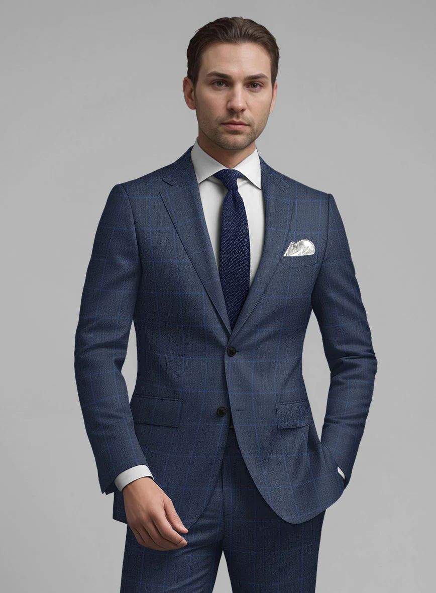 Guabello Blue Glen Jacket - Image 2