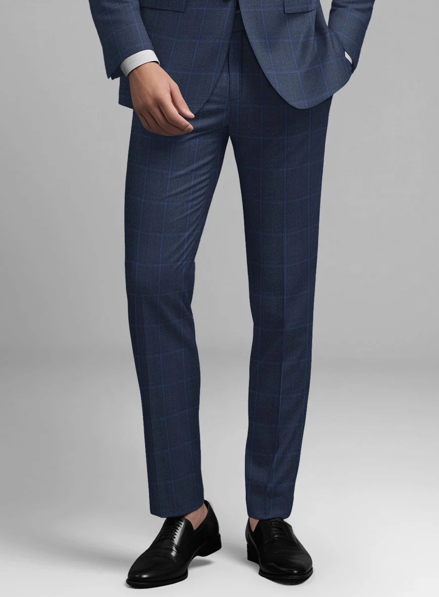 Guabello Blue Glen Pants - Image 2