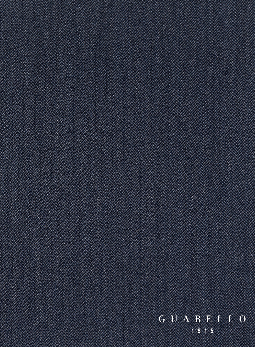 Guabello Blue Herringbone Suit - Image 6