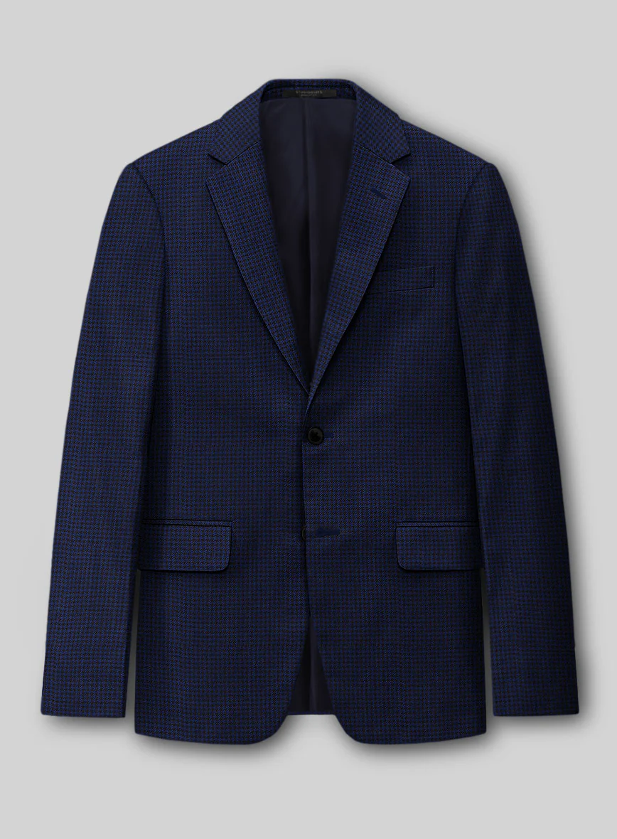 Guabello Blue Houndstooth Suit - Image 3