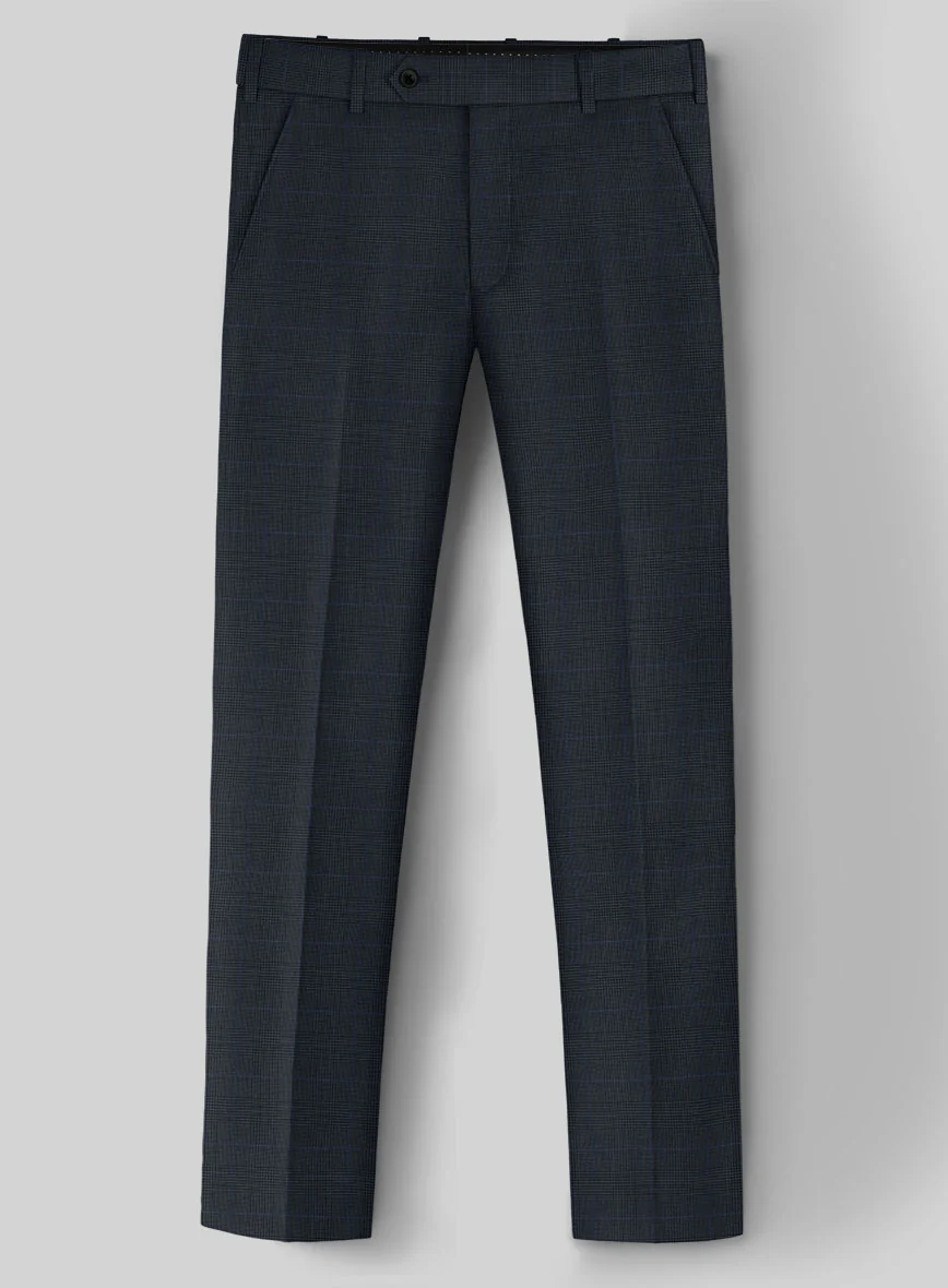 Guabello Blue Prince Of Wales Suit - Image 6