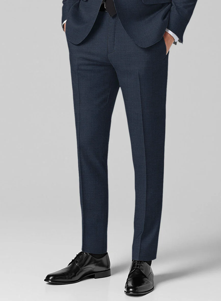 Guabello Blue Sharkskin Pants - Image 2