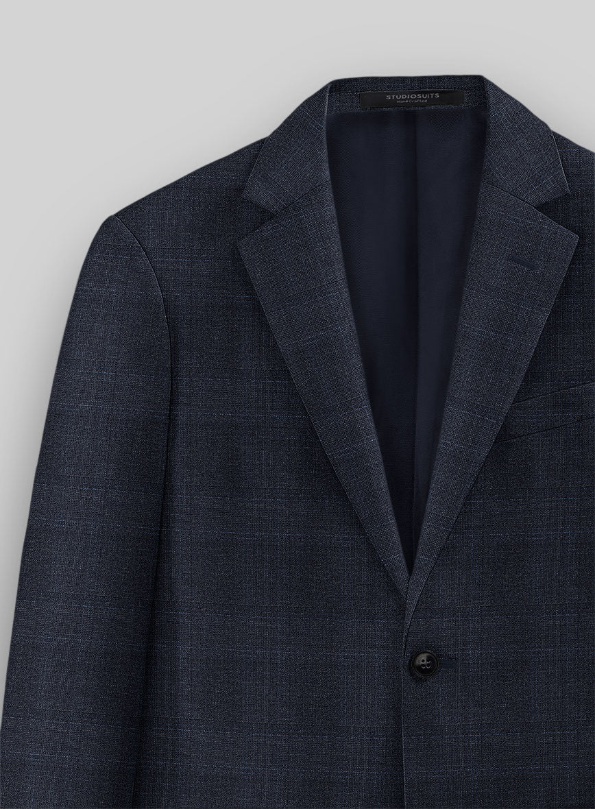 Guabello Blue Windowpane Jacket - Image 3