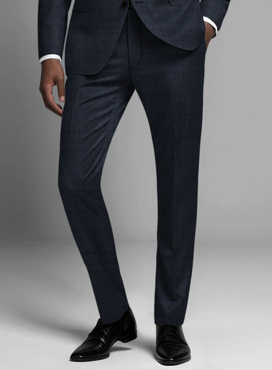Guabello Blue Windowpane Suit - Image 6