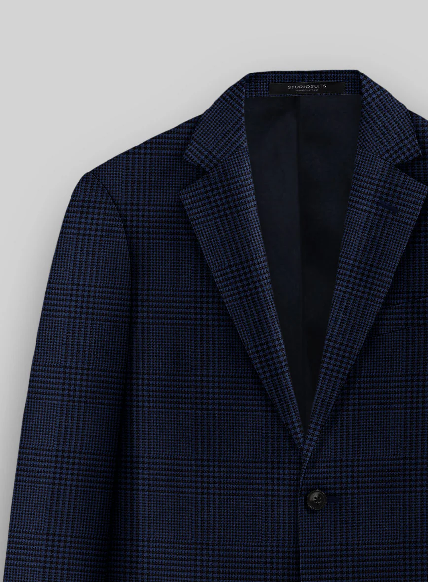 Guabello Blue Wool Jersey Suit - Image 3