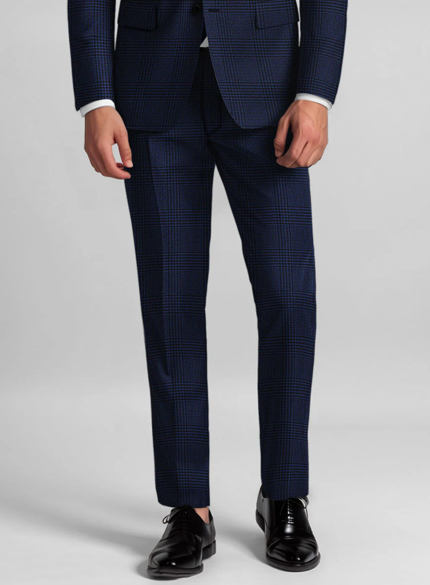 Guabello Blue Wool Jersey Suit - Image 6