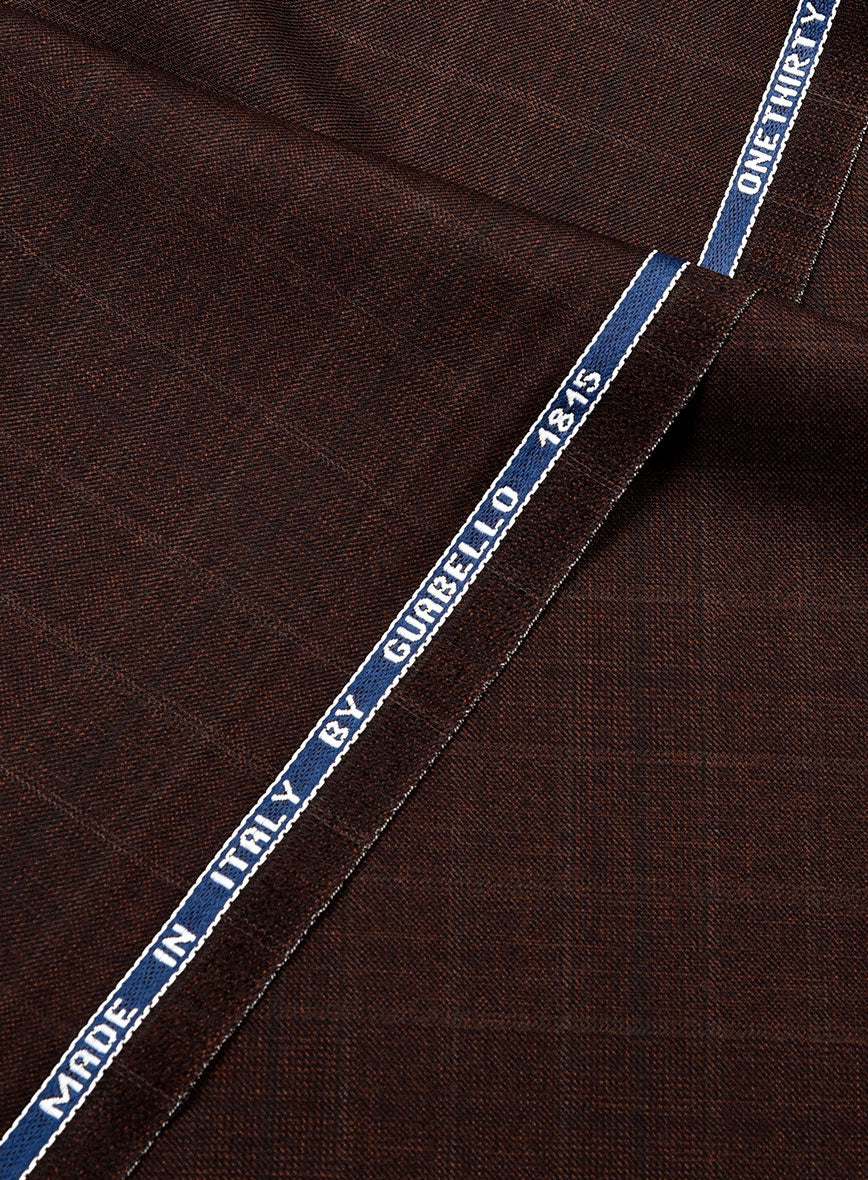 Guabello Brown Check Pants - Image 3