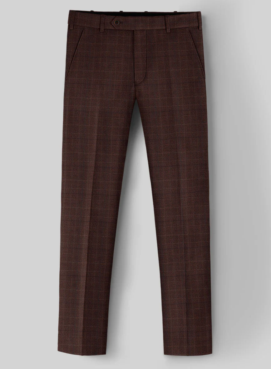 Guabello Brown Check Suit - Image 4