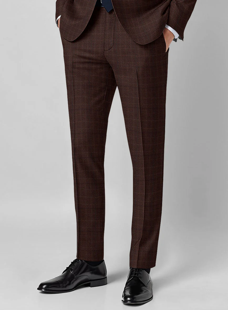 Guabello Brown Check Suit - Image 5