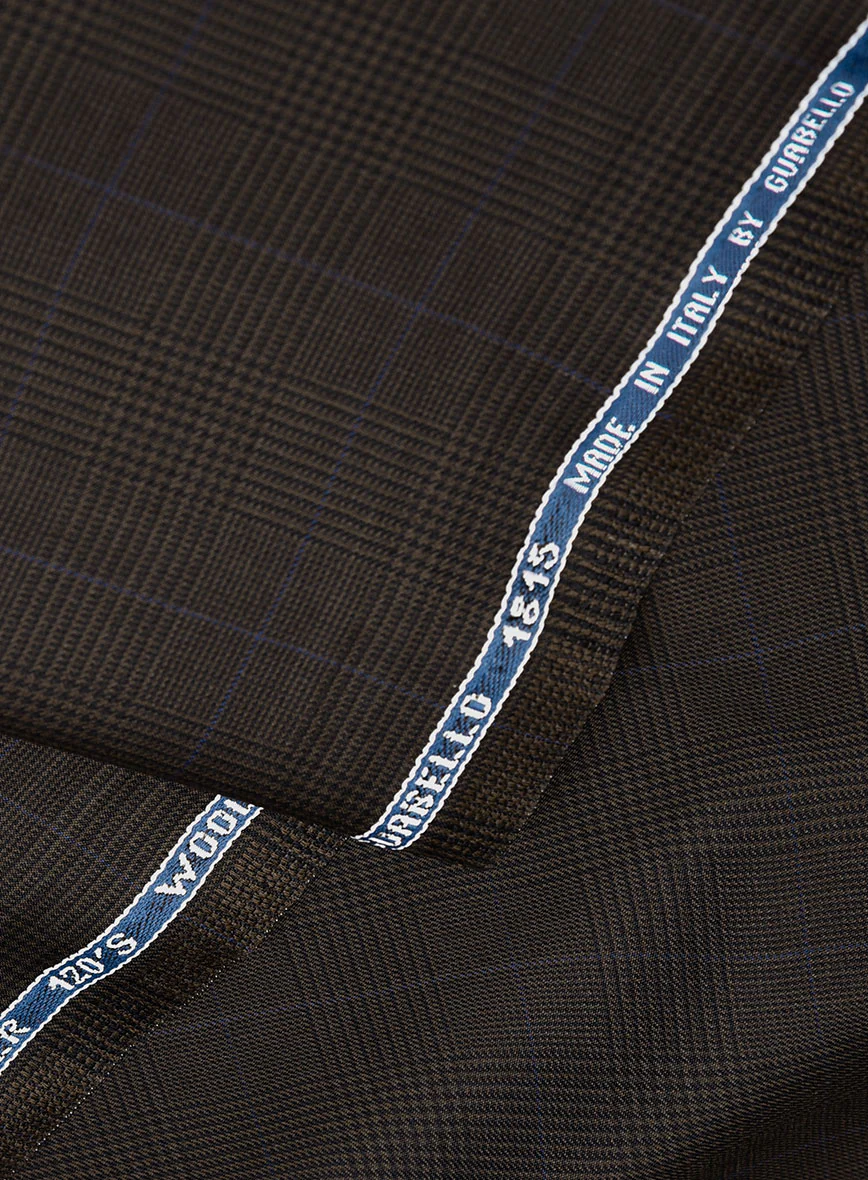 Guabello Brown Prince Of Wales Jacket - Image 4