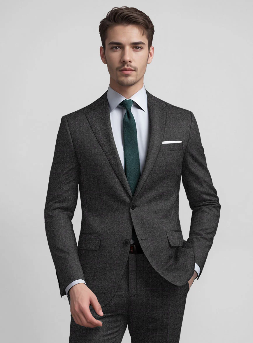 Guabello Charcoal Glen Suit - Image 3