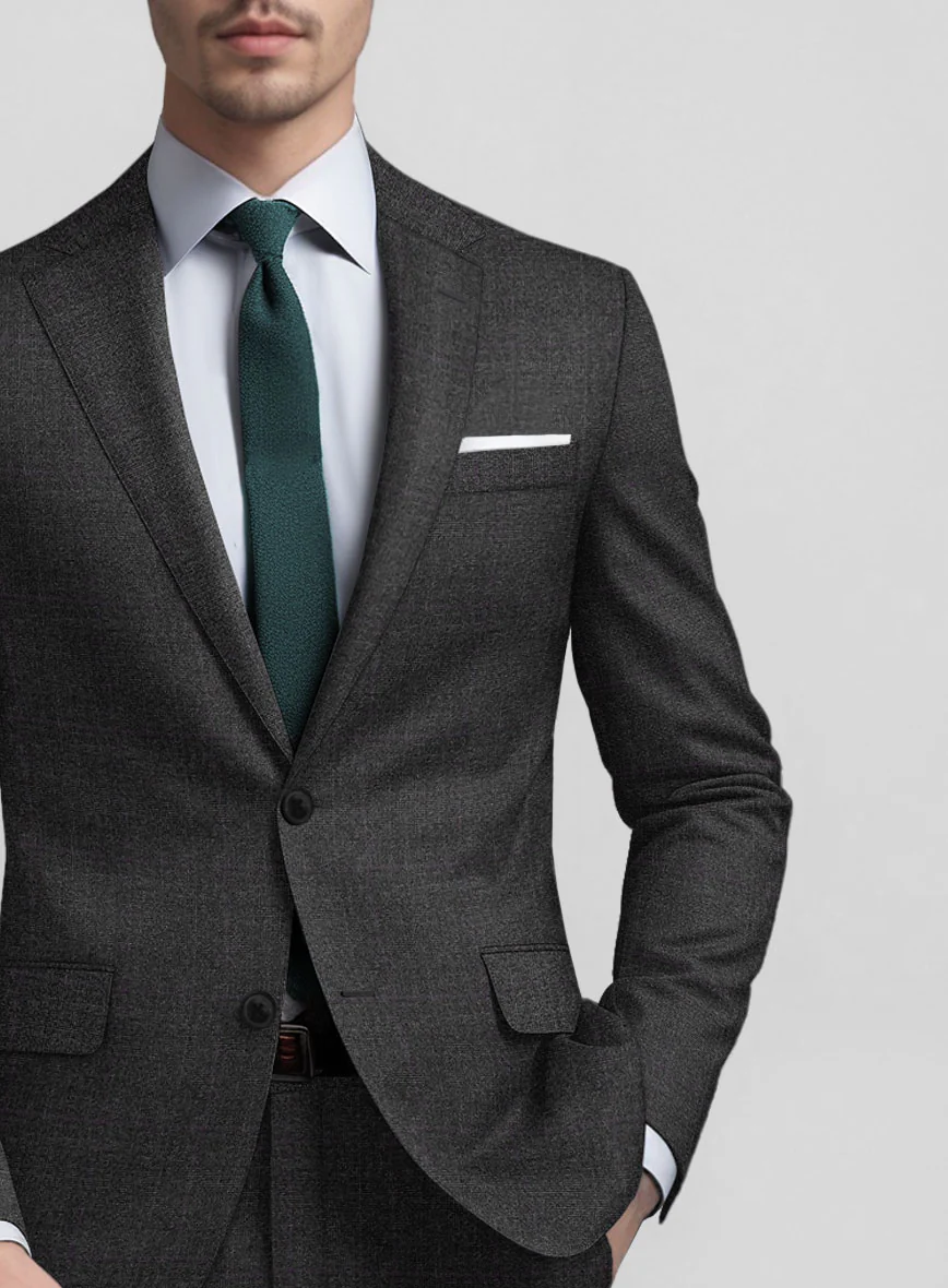 Guabello Charcoal Glen Suit - Image 4