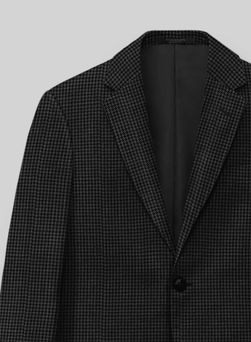 Guabello Charcoal Houndstooth Jacket - Image 3