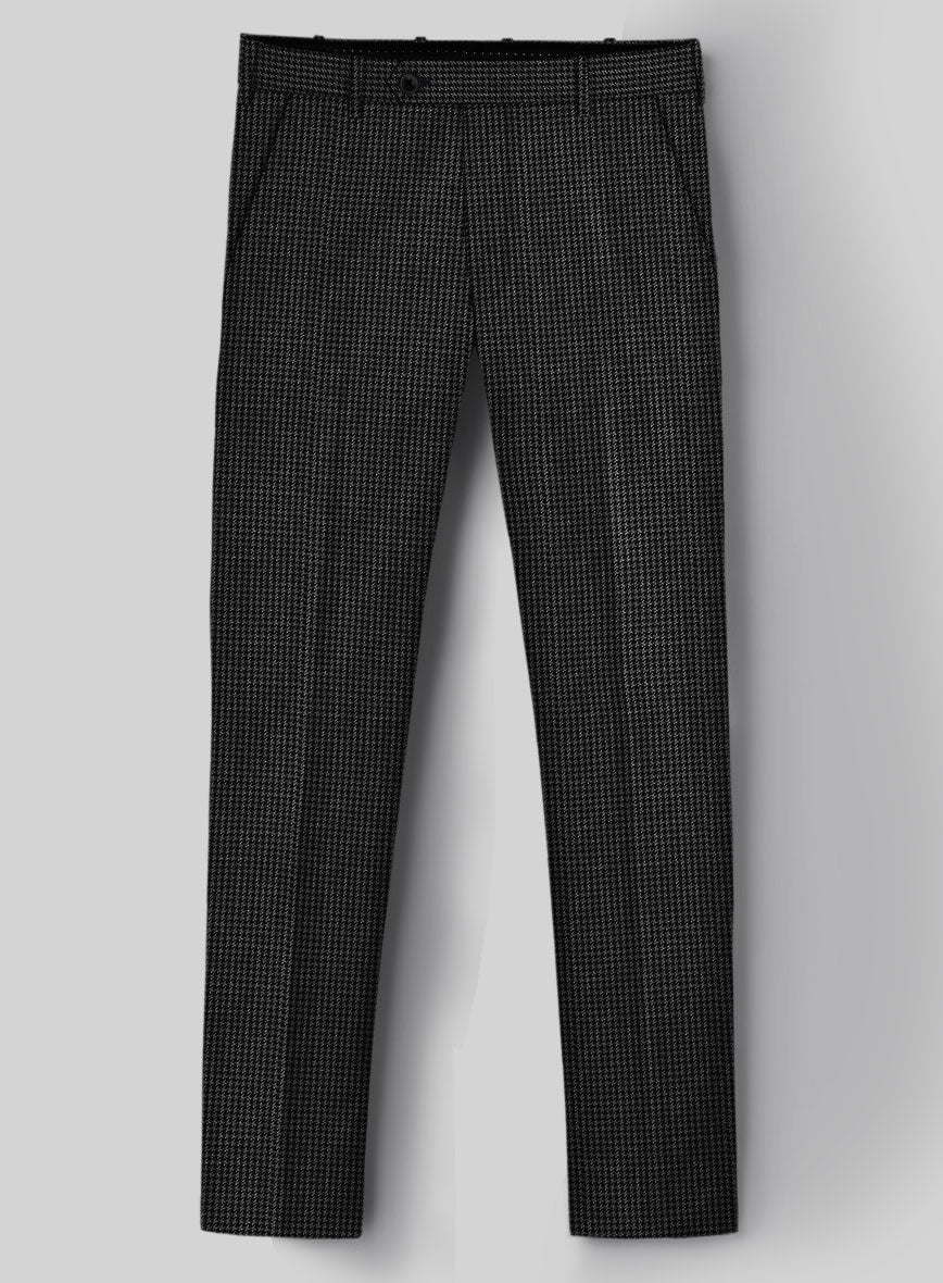 Guabello Charcoal Houndstooth Suit - Image 5