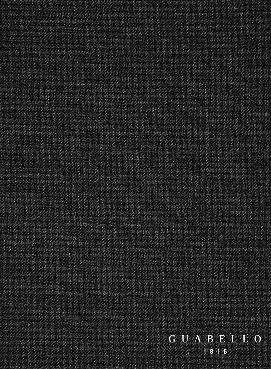 Guabello Charcoal Houndstooth Pants - Image 4