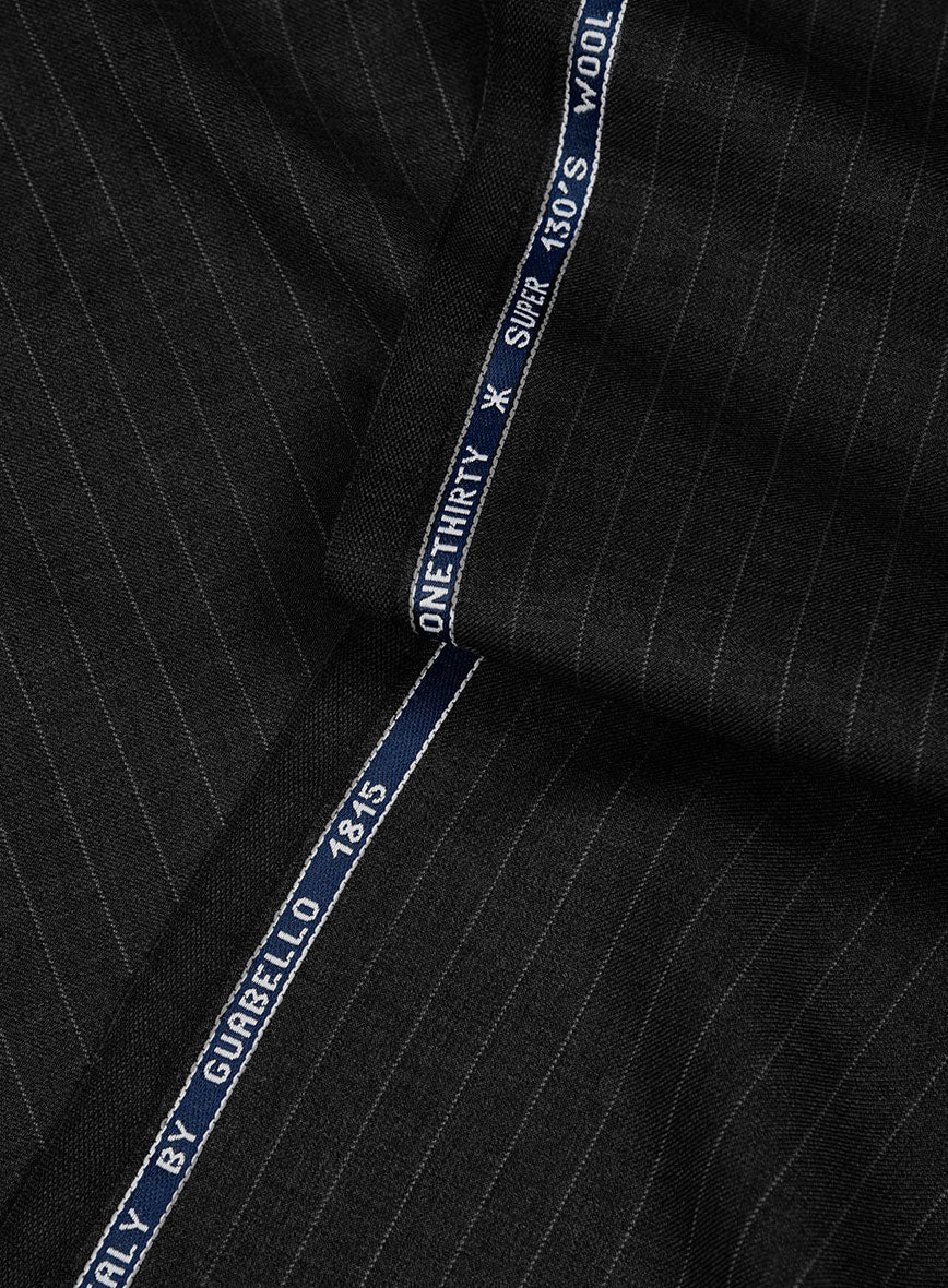 Guabello Charcoal Pinstripe Jacket - Image 3