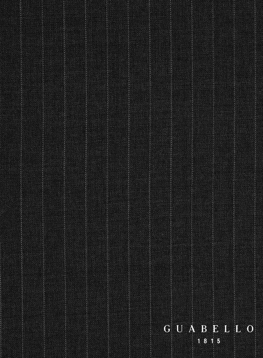 Guabello Charcoal Pinstripe Jacket - Image 4