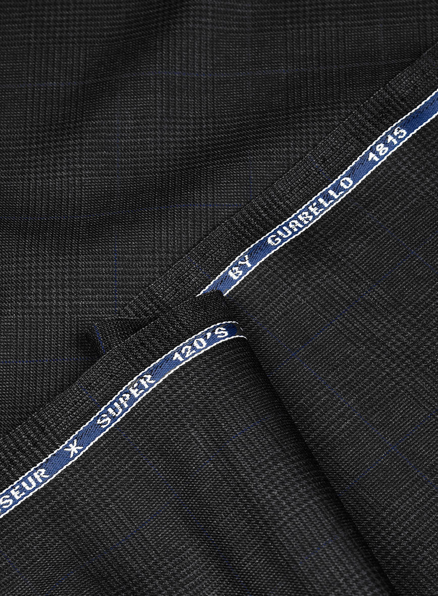 Guabello Charcoal Prince Of Wales Jacket - Image 4