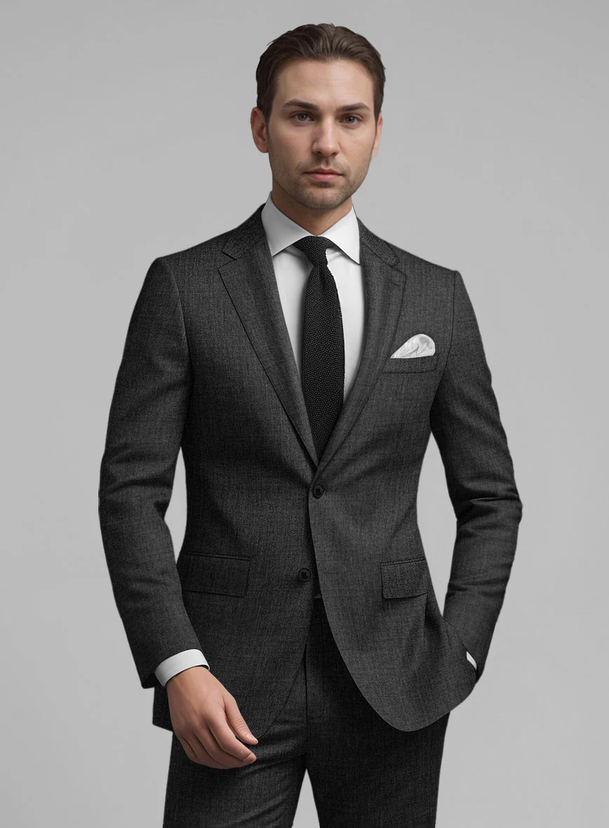 Guabello Charcoal Suit - Image 3