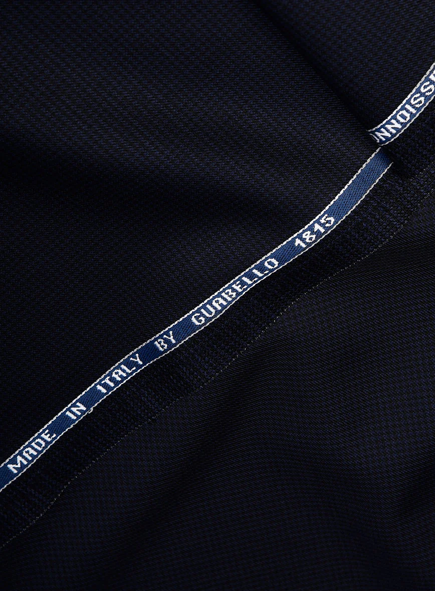 Guabello Dark Blue Houndstooth Pants - Image 3