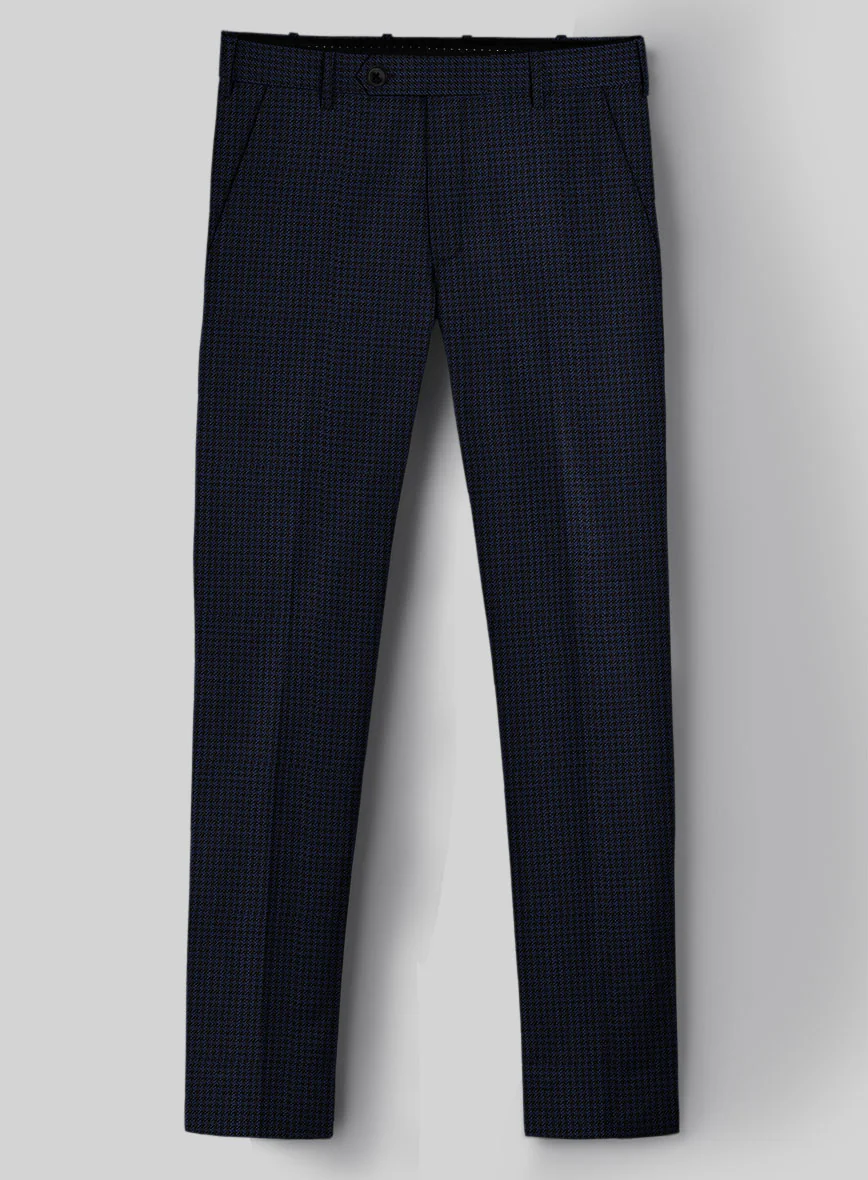 Guabello Dark Blue Houndstooth Suit - Image 5