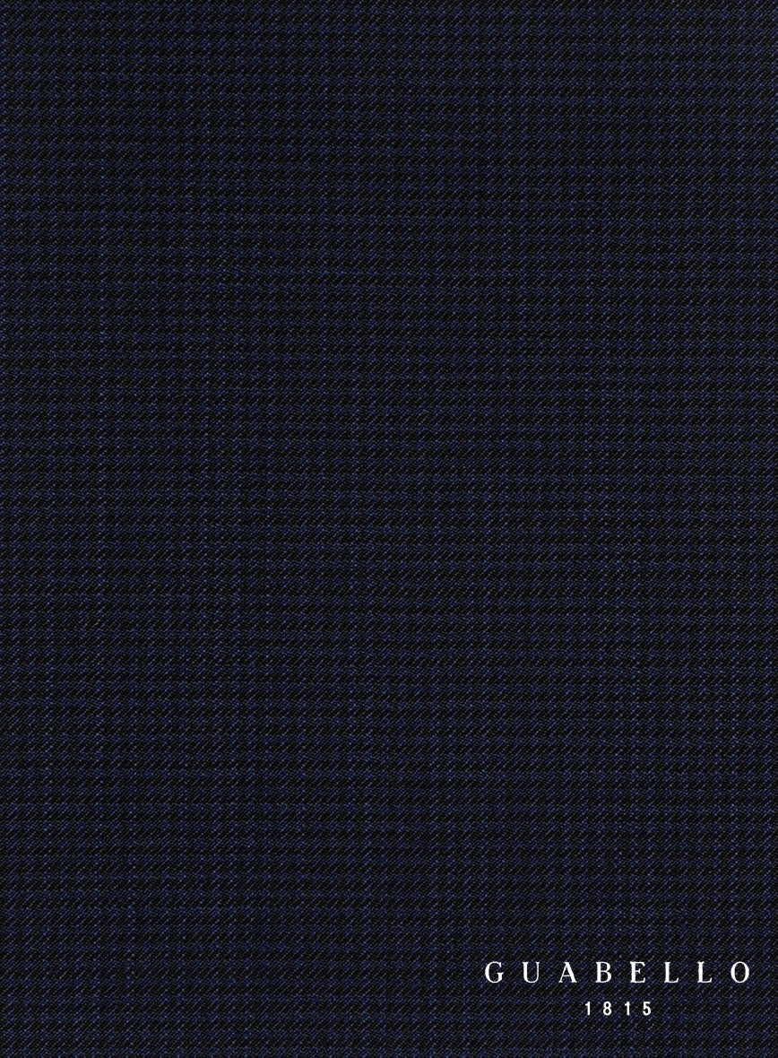 Guabello Dark Blue Houndstooth Suit - Image 8