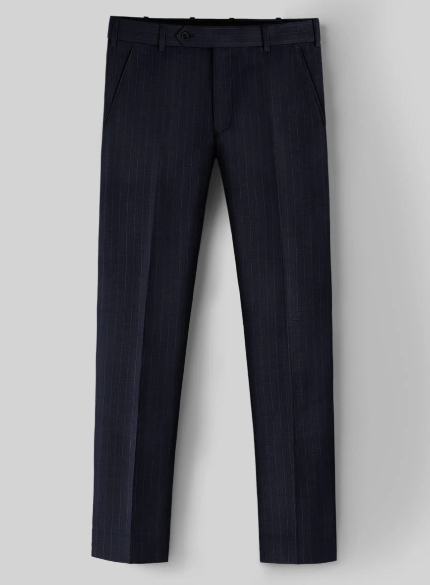 Guabello Dark Blue Pinstripe Suit - Image 4