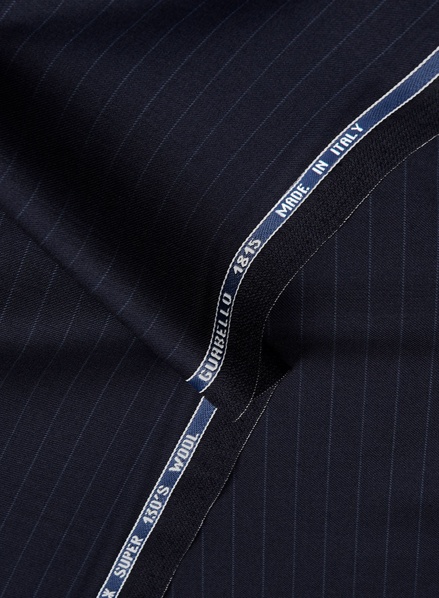 Guabello Dark Blue Pinstripe Suit - Image 5