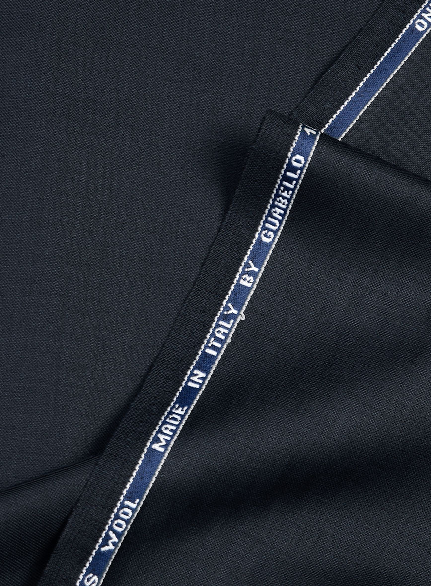 Guabello Dark Blue Sharkskin Suit - Image 6