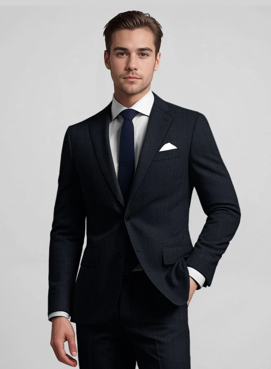 Guabello Dark Blue Suit - Image 4