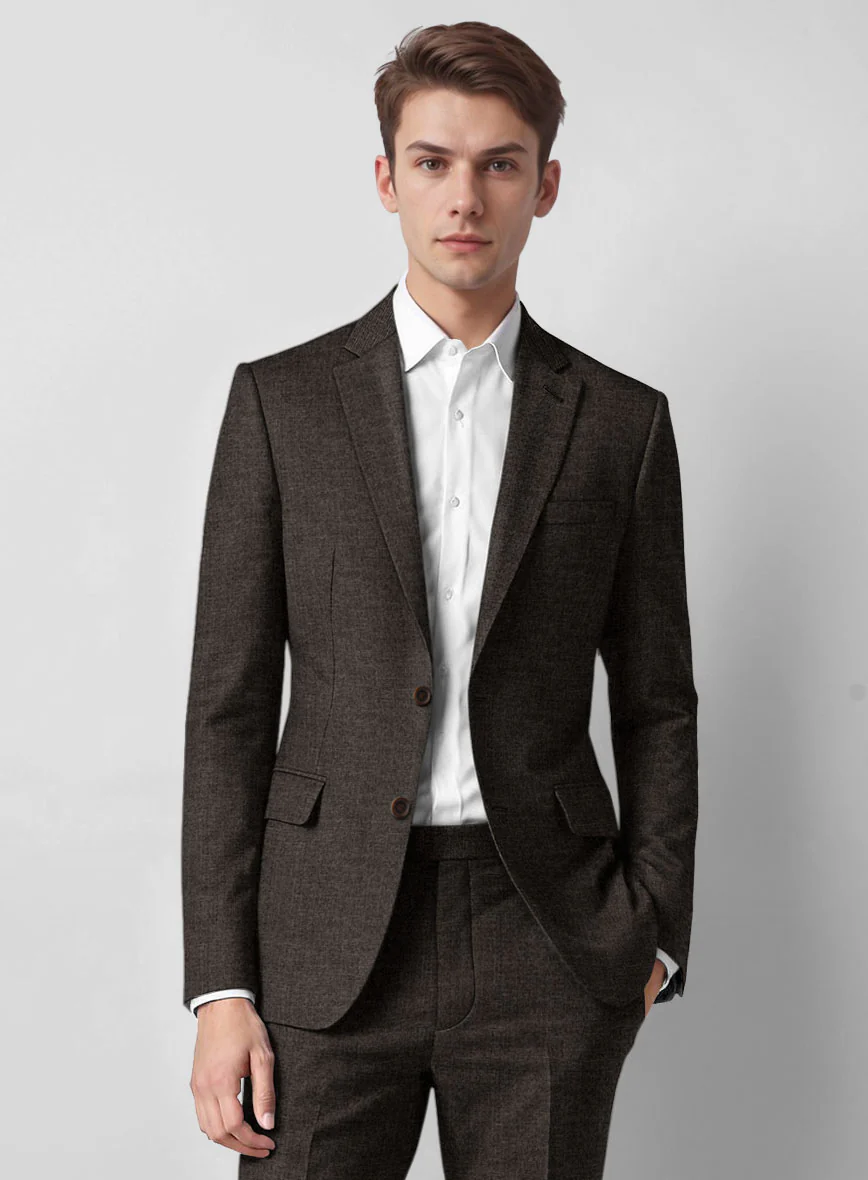 Guabello Dark Brown Hazy Suit - Image 3