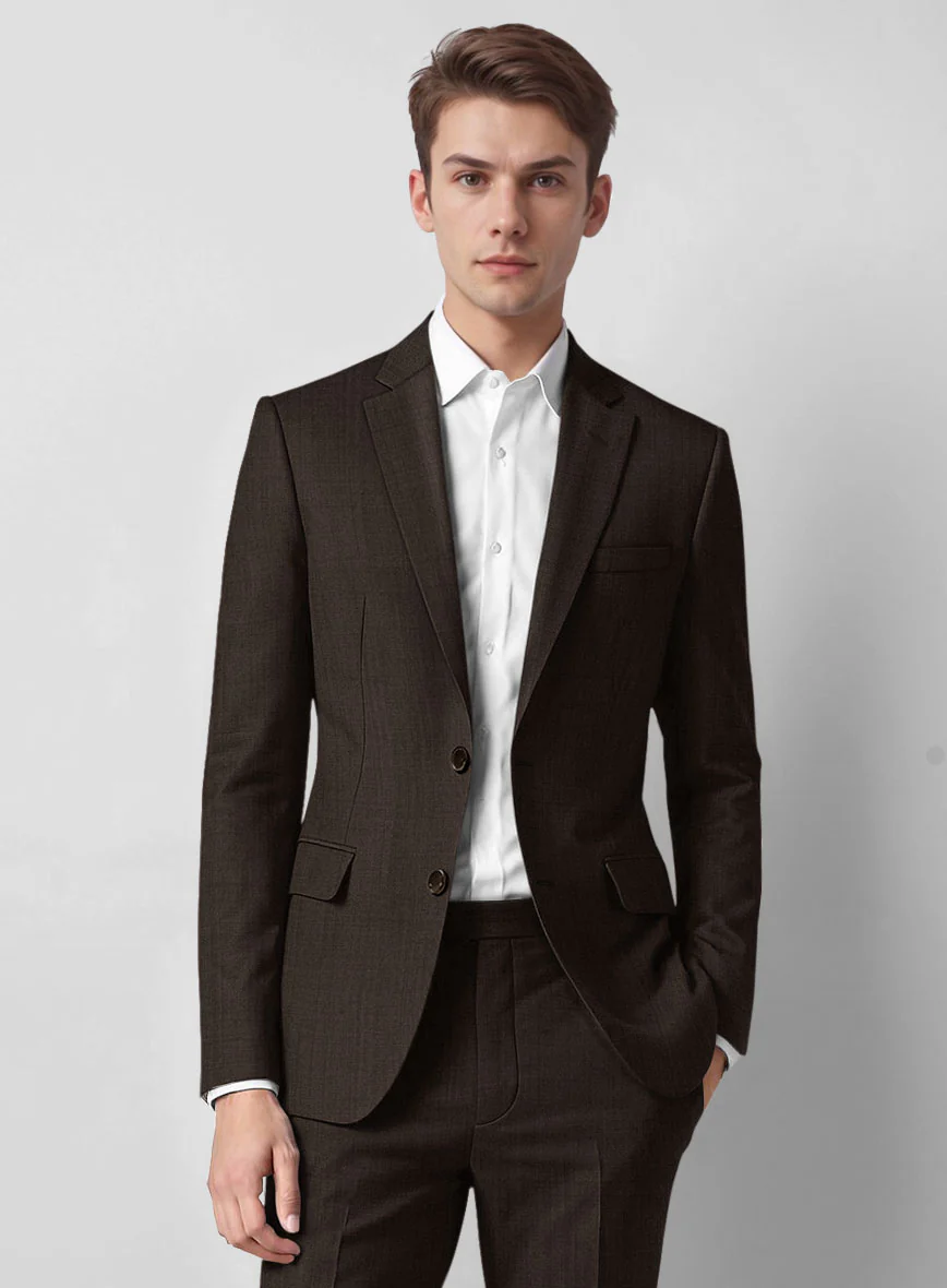Guabello Dark Brown Suit - Image 3