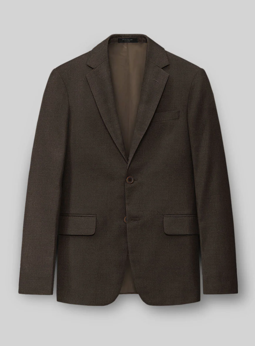 Guabello Espresso Brown Twill Suit - Image 3