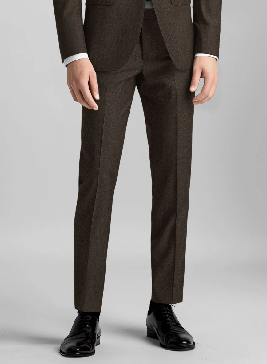 Guabello Espresso Brown Twill Suit - Image 5